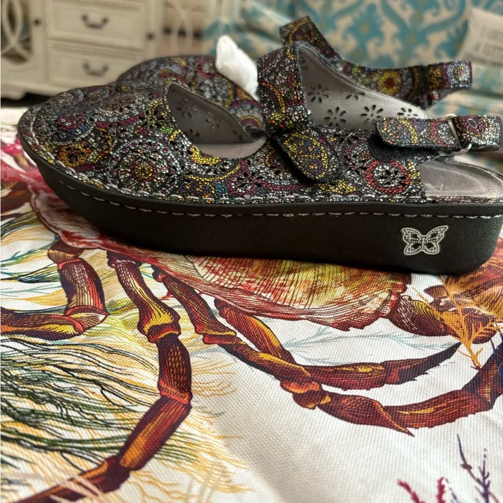 Alegria Women’s Mary Jane Style Multicolor Patterned Shoes - Picture 11 of 15